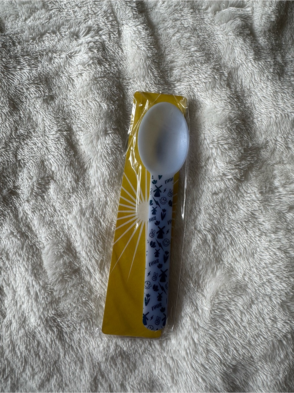 Dutch Bros Color Changing Spoon - Blue and White